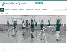 Tablet Screenshot of laurasdancedynamics.com